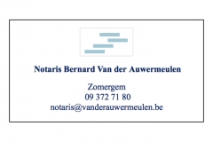 Notaris Bernard Van der Auwermeulen